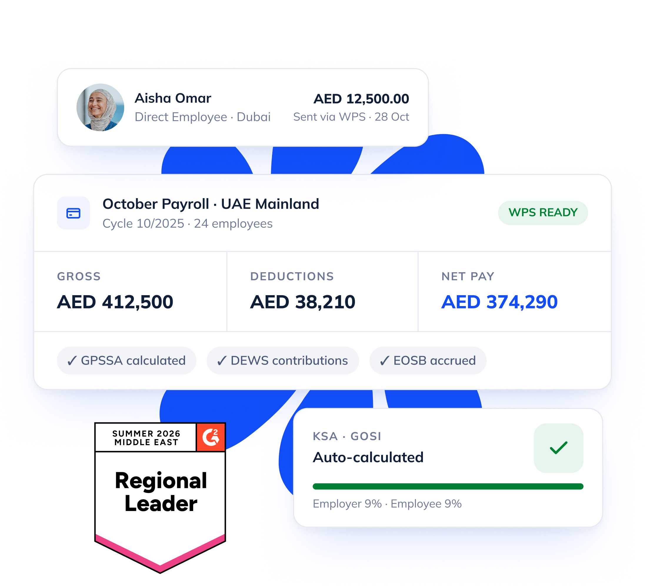 تشغيل الرواتب عبر ريموت باس — رواتب أكتوبر، الإمارات (WPS، GPSSA، DEWS، EOSB)